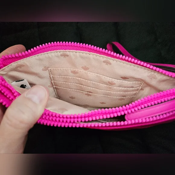 Kate Spade Double Zipper Wristlet, NWOT - Picture 3 of 16